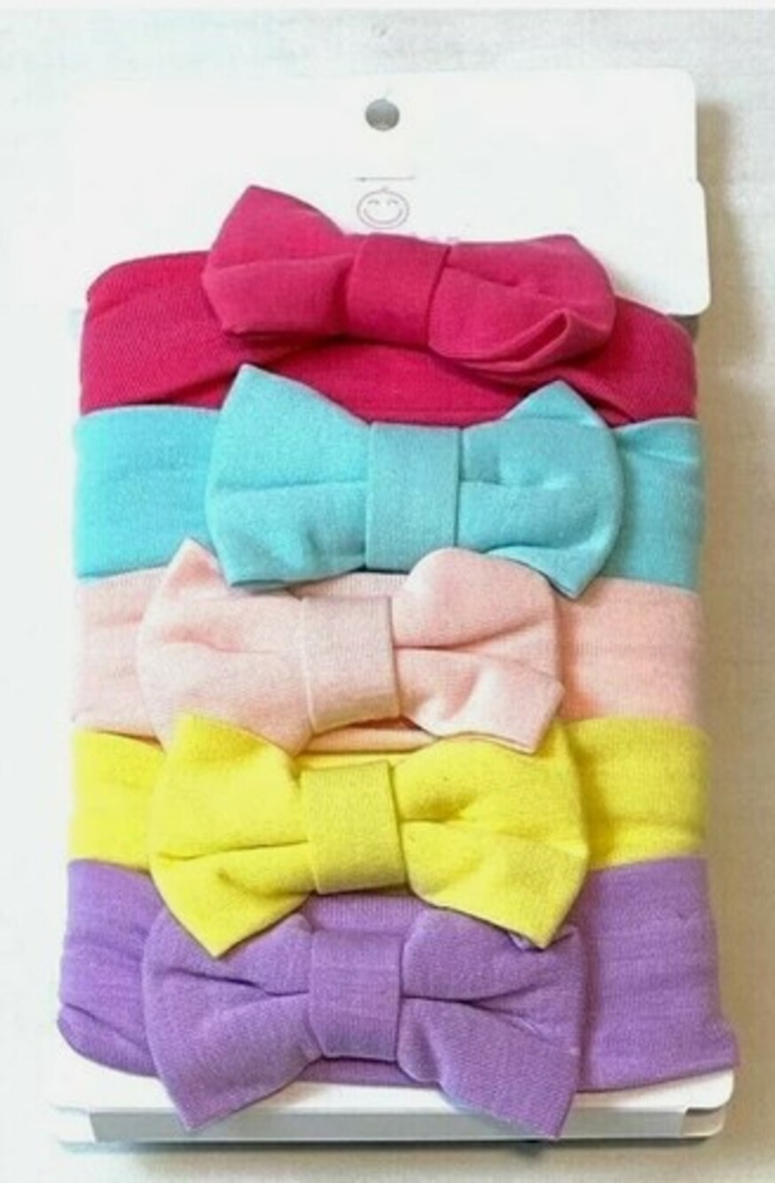 Bundle Baby Place 10 Piece Infant Bow Hair Band, One Size MSRP $24.95